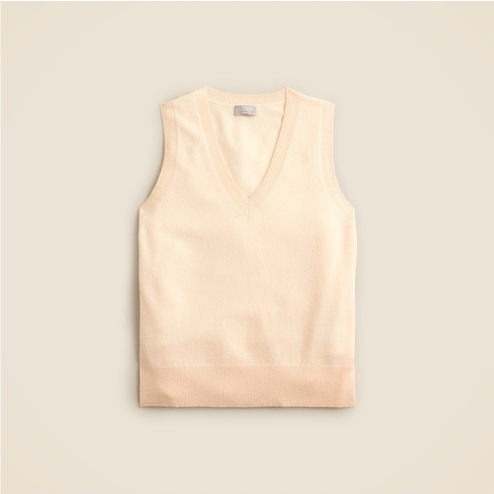 J. Crew cashmere sweater vest XS look! Like new! - Picture 2 of 4